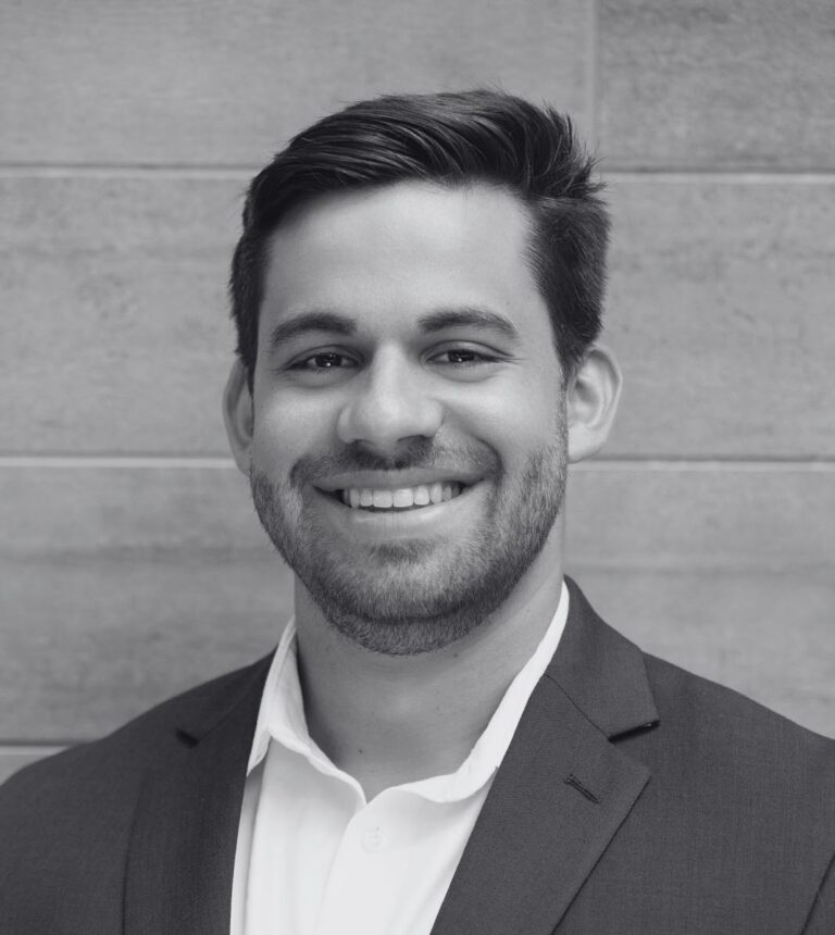 Dr. Ian Hurley Headshot in black and white